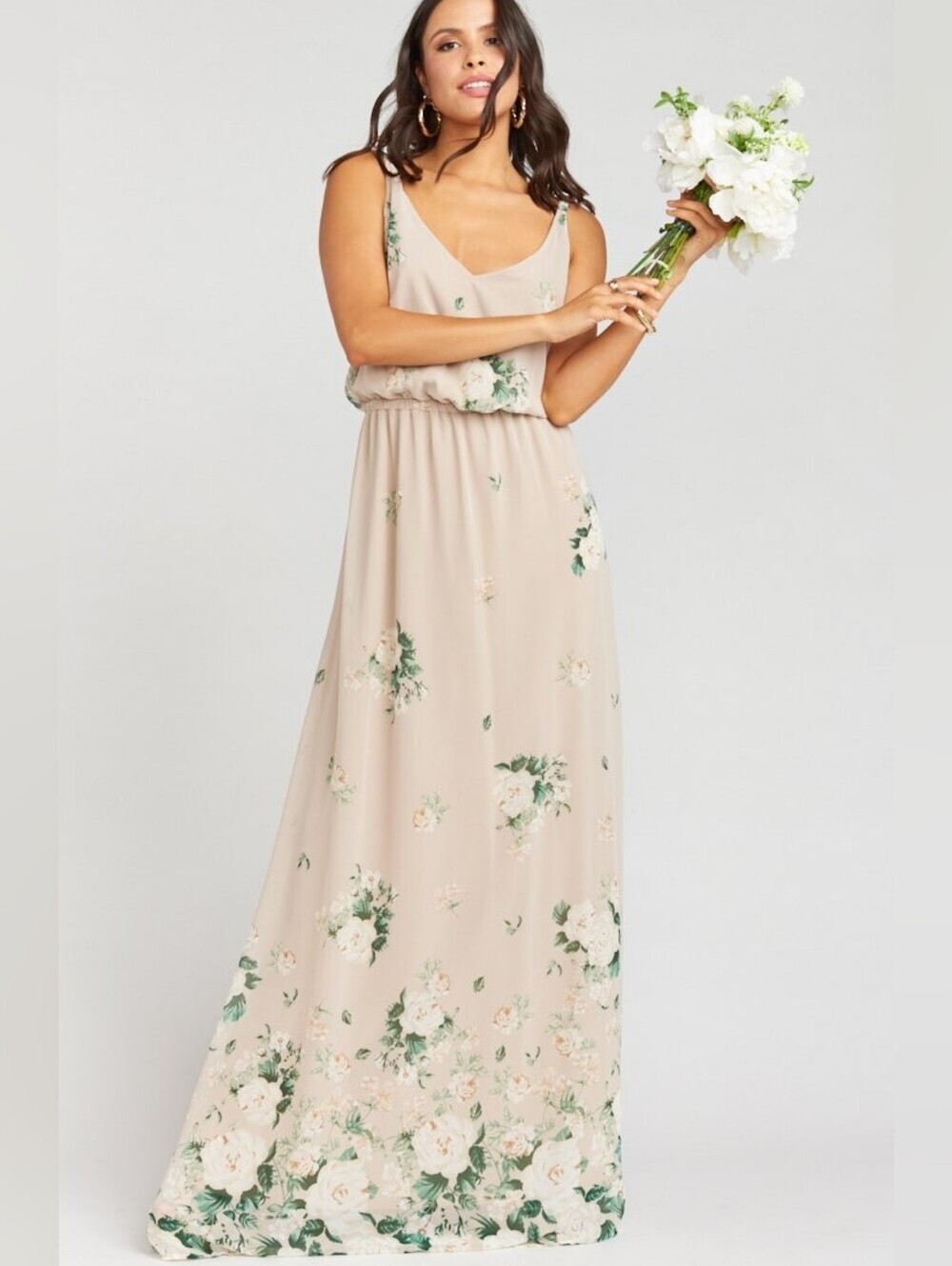 Show Me Your Mumu Kendall Sundress Feminine Women's Floral Maxi Dress Sz Medium